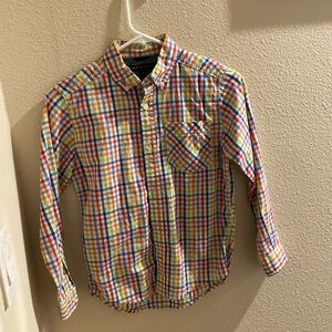 Tommy Hilfiger checkered dress shirt size smalll 8/10